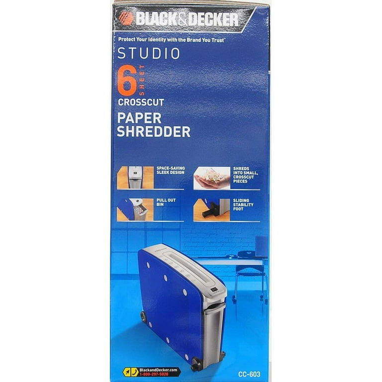 Black & Decker CC-800 Paper Shredder 