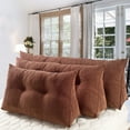 Large Filled Triangular Sofa Bed Back Cushion Positioning Support