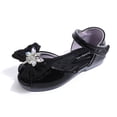 thumbnail image 5 of Gubotare Toddler Beach Shoes Toddler Girls Shoes Flower Punch Baby Flats Sandals Size 10 (Black,Toddler 10), 5 of 7