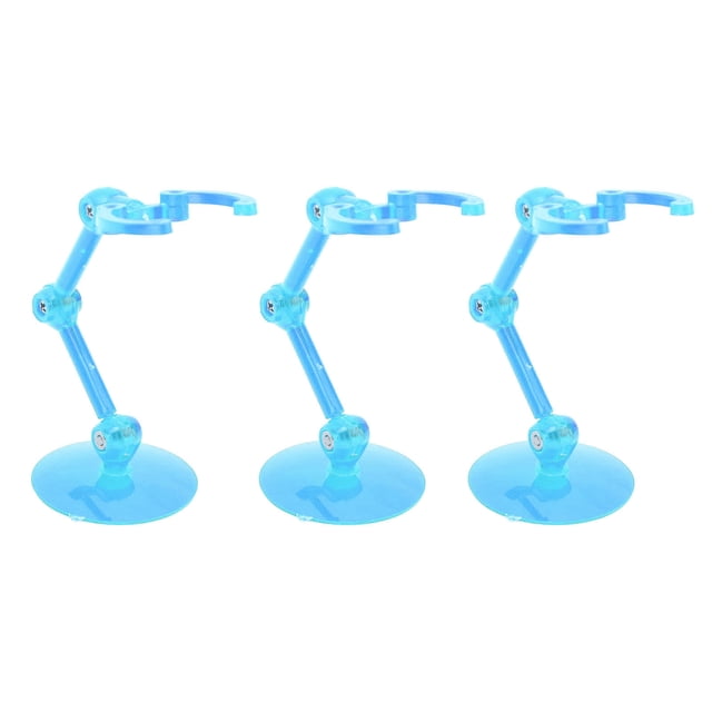Doll Mini Display Stand, 10PCS Action Figure Support Holder Premium Plastic Material Excellent Stability and Flexibility for Anime Figure Collection