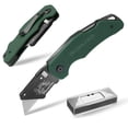 thumbnail image 1 of Cuchillo utilitario plegable WORKPRO G10 con mango de acero inoxidable, 1 of 8