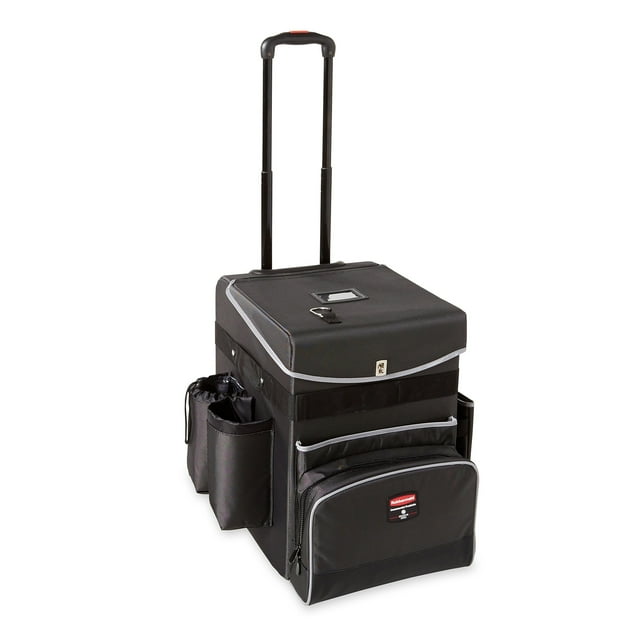 Carrito de oficina móvil Rubbermaid Executive Quick Carts gris