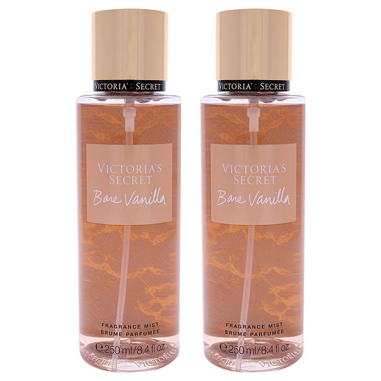 Victorias Secret Bare Vanilla - Pack of 2, 8.4 oz Fragrance Mist 