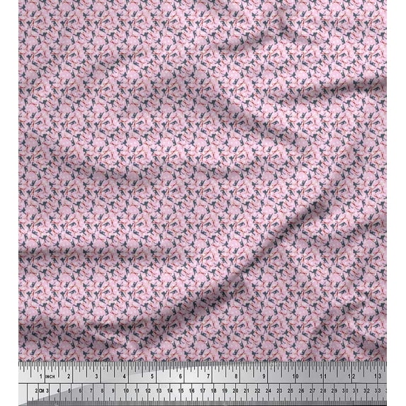 Soimoi Rayon Fabric Men & Hockey Stick Shirting Printed Craft Fabric by The Yard 42 Inch Wide