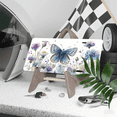 thumbnail image 3 of 1 Pcs 2D Flat License Plate Covers & Frames, Blue Butterfly For Decorative Front, Waterproof For Decoration Aluminum License Plate Covers & Frames Cover For Men Women, 12" X 6", 3 of 6