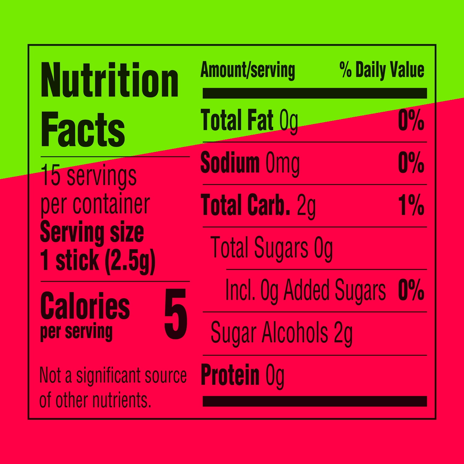Extra Sweet Watermelon Sugar Free Chewing Gum, Single Pack - 15 Stick