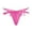 Hot Pink, variant on Mashaouyo 2025 Intimates Women's Clearance Fashion Hot Ribbon Transparent Mesh Thong Perspective Temptation Underwear