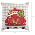thumbnail image 4 of Mainstays Christmas Pickup Truck Decorative Throw Pillow, 18”x18”, 4 of 4