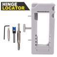 thumbnail image 3 of Adjustable Hinge Locator, Easy To Operate Sliding Mechanism Door Hinge Installation Jig  for 3-5 Inch Length for 5/8in Thickness, 3 of 7