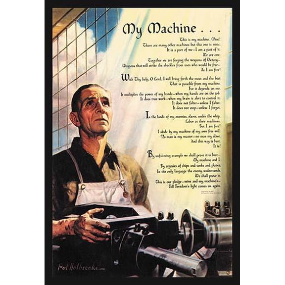 My Machine- Fine Art Canvas Print (20" x 30")