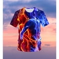thumbnail image 4 of Conjuntos de ropa de moda para niños de 2024, camisetas de verano para niñas y niños, conjunto de camiseta de Sonic de una pieza informal, disfraz de dragón, 4 of 5