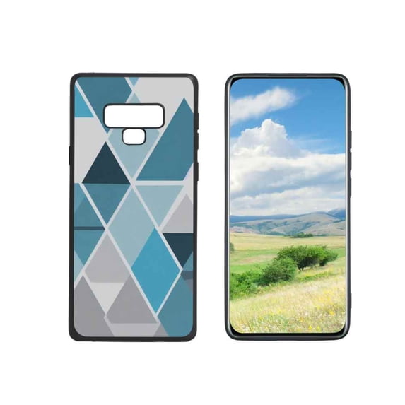 Compatible with Samsung Galaxy Note 9 Phone Case, Geometry-Marble-2 Case Men Women, Flexible Silicone Shockproof Case for Samsung Galaxy Note 9