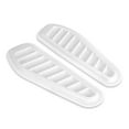 thumbnail image 3 of 2 Pieces Universal Decorative Airflow Intake Hood Scoop Vent Cap Cover Right Hand LH White -, 3 of 3