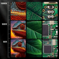 thumbnail image 4 of 4.3" Coin Microscope 1000X, 1080p LCD Digital Microscope for Adults, Coin Magnifier, Windows MacOS Compatible, 32GB, 4 of 8
