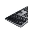 thumbnail image 4 of Satechi Clavier Bluetooth en Aluminium avec Pavé Numérique - Compatible avec Mac Pro/iMac, 2020/2018 Mac Mini, 2019 MacBook Pro, 2020 iPad Pro, 2012 et Appareils Mac Plus Récents (Anglais, Gris Cosmique), 4 of 5