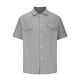 thumbnail image 2 of Camisas de Manga Larga para Hombres Color Sólido Hueco Fuera de Poliéster, Casual Turndown Collar Blusa para Al Aire Libre, Diario Y Uso de la Moda, 2 of 5