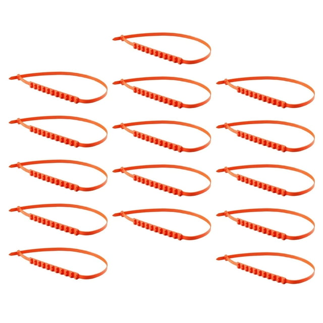 Miulika Snow Chains Car Chains Snow and Ice Length 95cm Nylon Reusable Quick Install Car 15 pieces