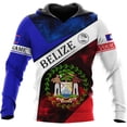thumbnail image 5 of Personalized Belize Shirt for Men and Women, Coat of Arms of Belize Flag Flag Shirt, Belizean Country Flag Gift (T-shirt, XL), 5 of 8