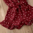 thumbnail image 5 of Kids Girl Strap Sleeveless Romper Polka Dots Short Pants Jumpsuit Sling Summer Clothes, 5 of 6