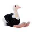 thumbnail image 2 of The Petting Zoo Avestruz Peluche Regalos para niños Wild Onez Zoo Animales Avestruz Peluche 9 Pulgadas, 2 of 3