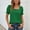 Green, variant on T Shirts For Women Graphic V Neck Flutter Sleeve Blouse Loose Fit Daily Wear Tshirts Top