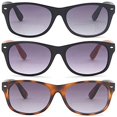 thumbnail image 3 of GAMMA RAY 3 Pack of Vintage Style Bifocal Sunglasses Readers w Gradient Lens UV400 Protection Outdoor Reading Glasses for Men and Women - Choose your Magnification, 3 of 3