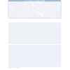 StockChecks Top Blue Marble Blank Laser Check 8.5 x 11 500 checks