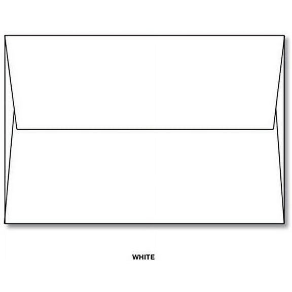 A2 (4 3/8 x 5 3/4) Invitation Envelope - Square Flap - 24# White - 1000 Pack