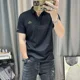 thumbnail image 2 of Camiseta Polo Hombre Dibujos Top Slim Fit con Cuello Camisetas Masculinas Ropa de Calle Verde Ropa de Lino Elegante Manga Corta de Un Cuarto, 2 of 5