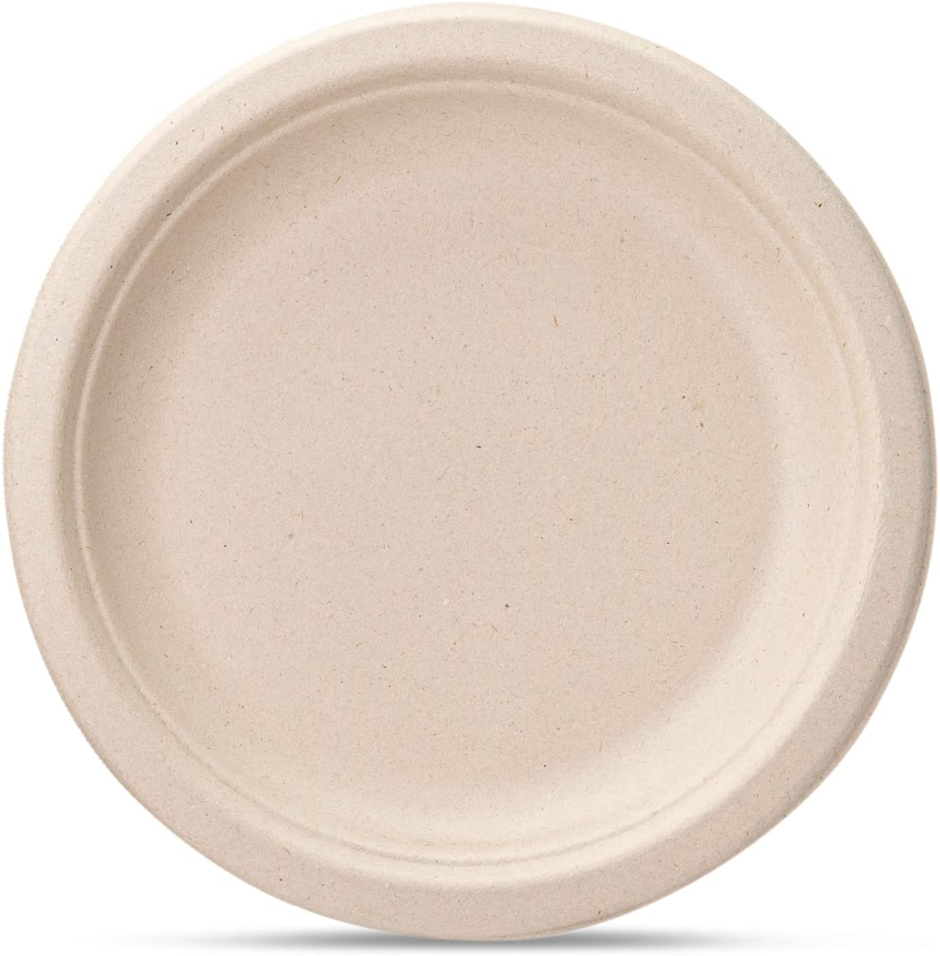 Gusto 7 Inch Compostable Paper Plates, 125 Count photo 3