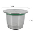 thumbnail image 3 of Coffee Pods Reusable K Cup,Stainless steel Refillable Reusable Coffee Capsule With Spoon Compatible For Machine, 3 of 9