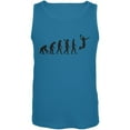 thumbnail image 1 of Basketball Evolution Turquoise Adult Tank Top, 1 of 1