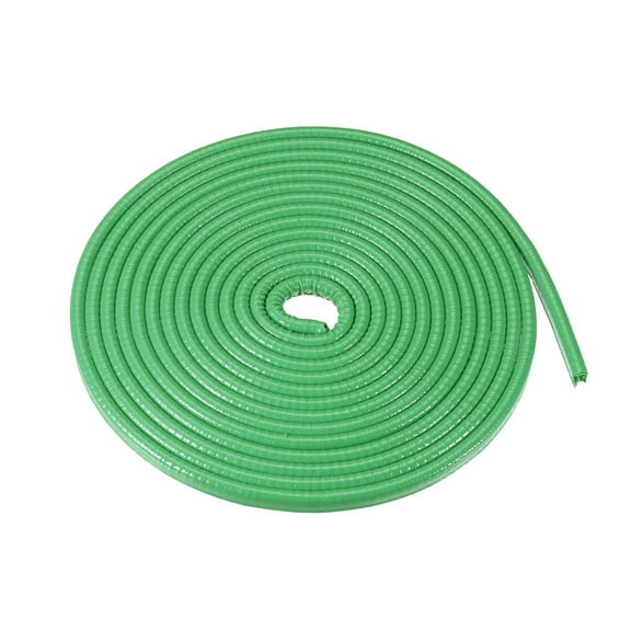 Unique Bargains Car Door Edge Guard, 16.4ft U Shape Rubber Edge Trim Seal Strip Protector Universal for Car Truck ATV Boat Multifunctional No Glue Iron Green