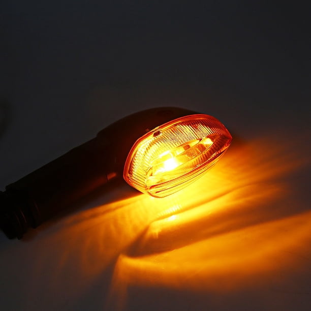 Luz De SeñAl De Para Motocicleta, Lámpara Indicadora ámbar Ultrabrillante, Resistente Al Agua, Plástico ABS, 12V, 110x70mm, Par Para YZF R1 R6 FZ1 FZ6