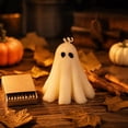 thumbnail image 4 of Halloween Ghost Scented Candle, Cute Soy Wax Aromatherapy Light for Home Decor, Spooky Table Centerpiece and Party Favor, 4 of 7