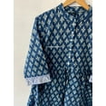 thumbnail image 4 of Indigo Buti Printed Dress,Sketer Circle Dress, Flapper Dress, Blousen Dress ,Short Dress, 4 of 6