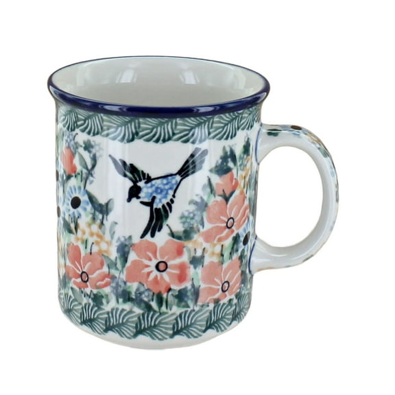 Blue Rose Polish Pottery Maria Small Coffee Mug