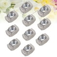 thumbnail image 2 of OULII 50Pcs Aluminum Profile T Nut for Assembly Silver Durable Usage Positioning, 2 of 4