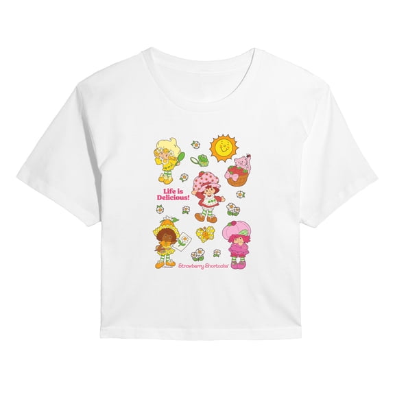Strawberry Shortcake - Berry Sweet - Juniors Cropped Graphic T-Shirt