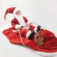 thumbnail image 3 of Traje de perro de Papá Noel de Navidad Ropa para mascotas Traje de montar de Papá Noel, 3 of 8