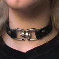 thumbnail image 1 of Y2K Spice Girl Millennium Spice Girl Rock Punk Hip Hop personalidad nicho collar de cadena de clavícula, 1 of 5