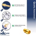 thumbnail image 5 of MAACFLOW Latón 1/8"" Macho NPT a 3/8"" Manguera ID Barb Manguera Adaptador Conector (Paquete de 4), 5 of 5