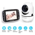 thumbnail image 2 of Baby Monitor with Remote Pan-Tilt-Zoom Camera and 3.2'' LCD Screen, Infrared Night Vision, Temperature Display, Lullaby, Two Way Audio, with Wall Mount Kit, 2 of 5