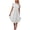White, variant on PuLe 【New】 Summer Short Sleeve Dress Cotton Dress for Women Crew Neck Short Sleeve Dress Summer Midi Long Dress Trendy Casual Work Dress Flowy Solid Dress 