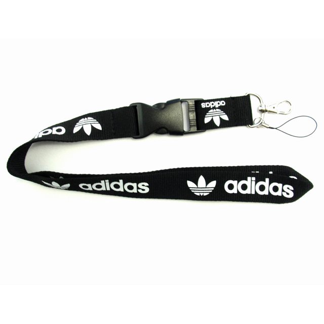 Talabarte colgante Adidas correa de cuello Talabartes para celular llavero con hebilla de liberación rápida Sling de encaje hebilla
