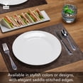 thumbnail image 3 of Luxurious Cloves Vegan Leather Placemats 4 Pack Look and Feel of Genuine Leather Infused with Copper, 3 of 6