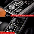 thumbnail image 4 of 2pcs Car Glossy Black Central Gear Shift Panel Control Panel Decal Interior Modification For 2022+, 4 of 5