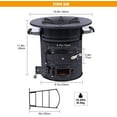 thumbnail image 2 of Lineslife 1 Burner Wood Camping Stove, 2 of 7