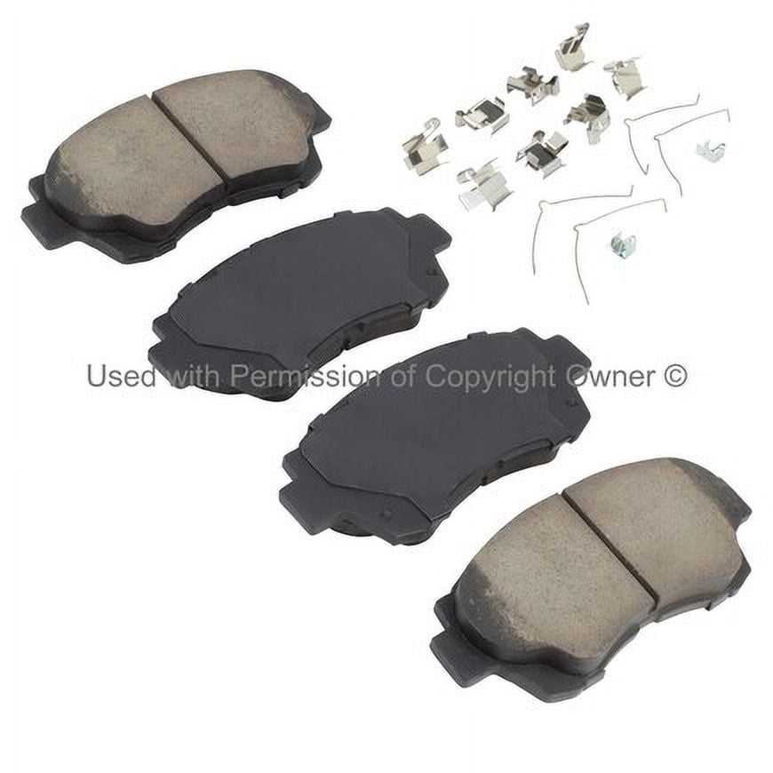 Mpa Electrical 1003-0476AC Quality Built Black Series Ceramic Brake Pads W/