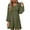 Army Green, variant on Ygbgbb Women's Elegant Casual Solid Color Long Sleeved Round Neck Dress (Sky Blue,S)